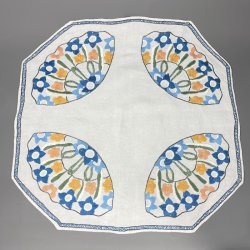 Handbestickte Lichtdecke mit Blumen   75 cm