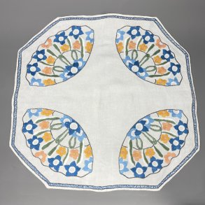 Handbestickte Lichtdecke mit Blumen   75 cm