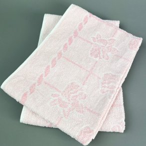 To rosa vintage h�ndkl�der