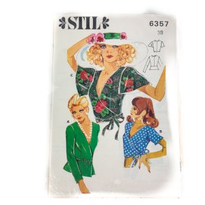 STIL blusem�nster fra 70'erne - Str 38