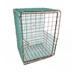 Turkis vintage metalbur