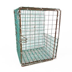 Turkis vintage metalbur