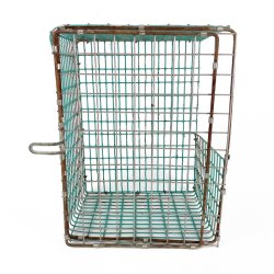 Turkis vintage metalbur