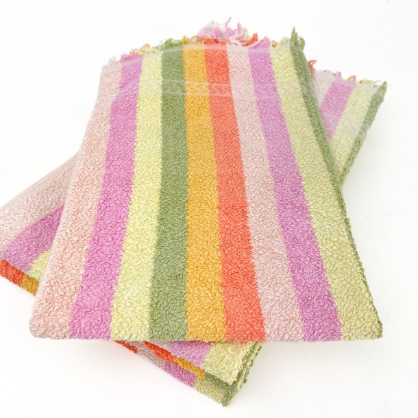 Stribet vintage h�ndkl�de