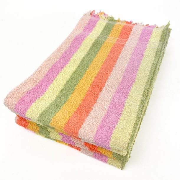 Stribet vintage h�ndkl�de