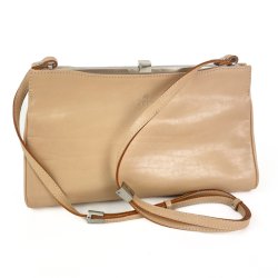 Lys vintage kernel�der h�ndtaske