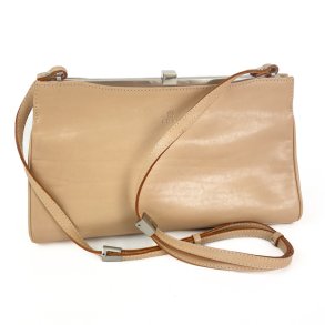 Lys vintage kernel�der h�ndtaske