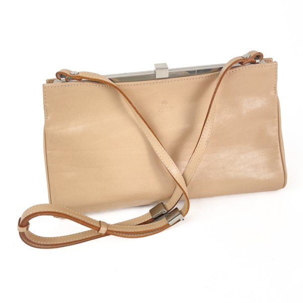 Lys vintage kernel�der h�ndtaske