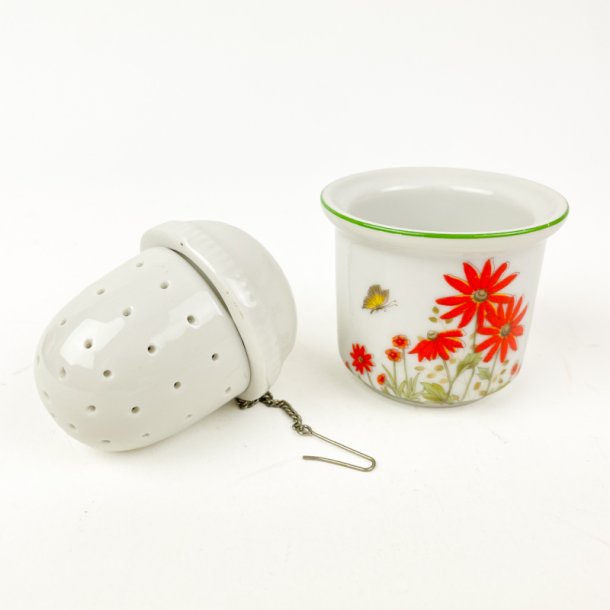 Vintage te�g med blomster