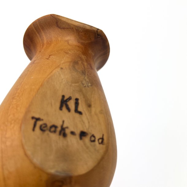 Retro teak figur and