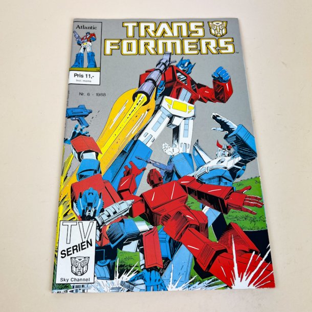Transformers nr. 1-6 retro tegneserieblade