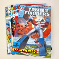 Transformers nr. 1-6 retro tegneserieblade