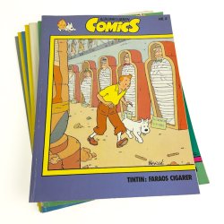 Syv retroalbum fra Albumklubben Comics