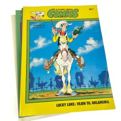 Syv retroalbum fra Albumklubben Comics