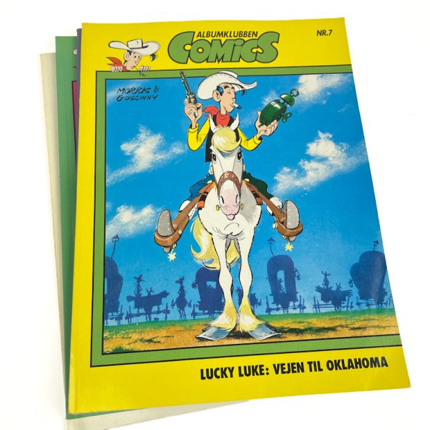 Syv retroalbum fra Albumklubben Comics
