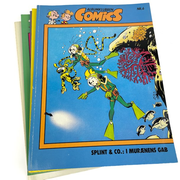 Syv retroalbum fra Albumklubben Comics