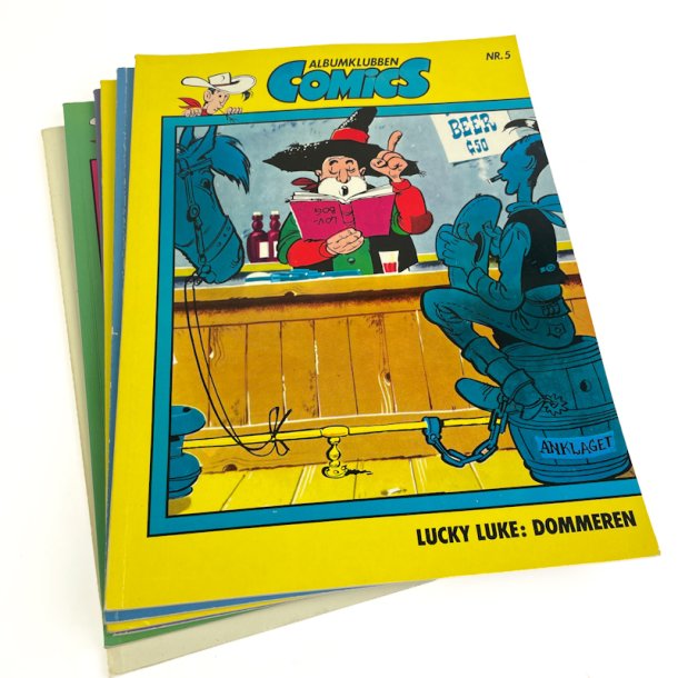 Syv retroalbum fra Albumklubben Comics
