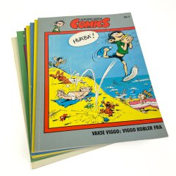 Syv retroalbum fra Albumklubben Comics