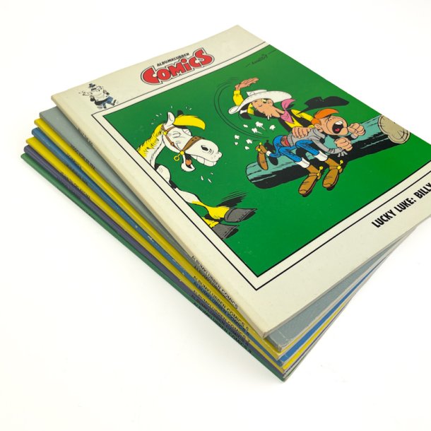 Syv retroalbum fra Albumklubben Comics
