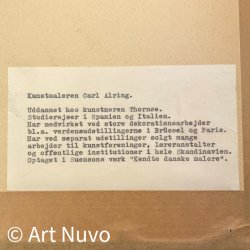 Carl Alring � original pasteltegning