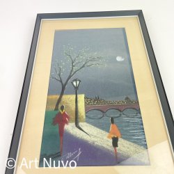 Carl Alring � original pasteltegning