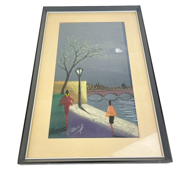 Carl Alring � original pasteltegning