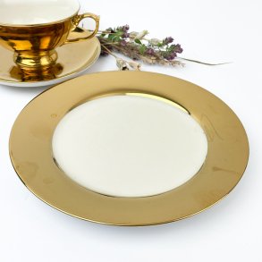 Tortenplatte mit Gold - Royal Classic, England
