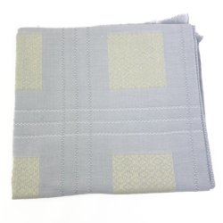 Gr� retro dug med gule tern � 150 cm