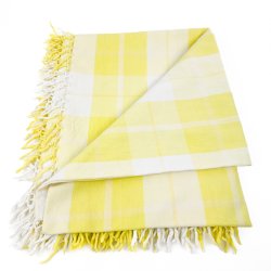 Flot gul ternet retro dug � 180 cm