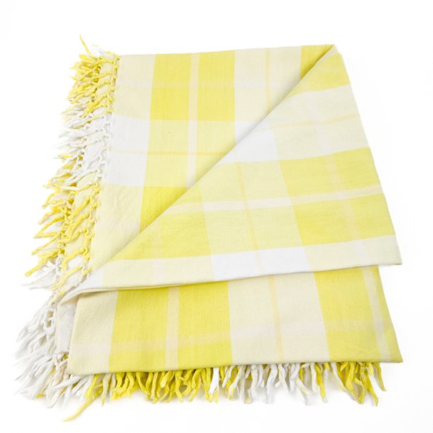 Flot gul ternet retro dug � 180 cm