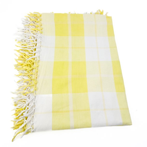 Flot gul ternet retro dug � 180 cm