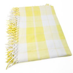 Flot gul ternet retro dug � 180 cm