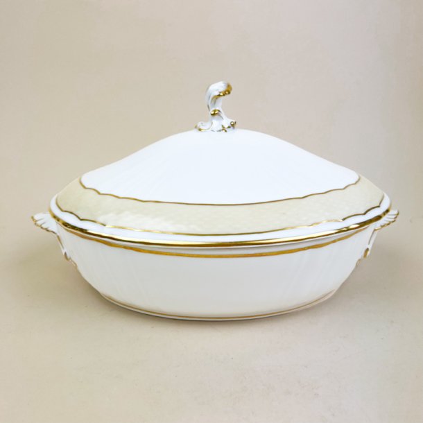Royal Copenhagen Creme Svejfet vintage terrin