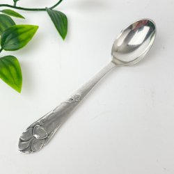 Vintage s�lvteske Plettodan M med blomster