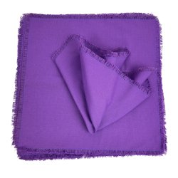 Tolv lilla vintage mundservietter