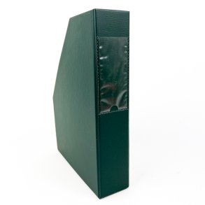 Gr�n retro tidsskriftskassette