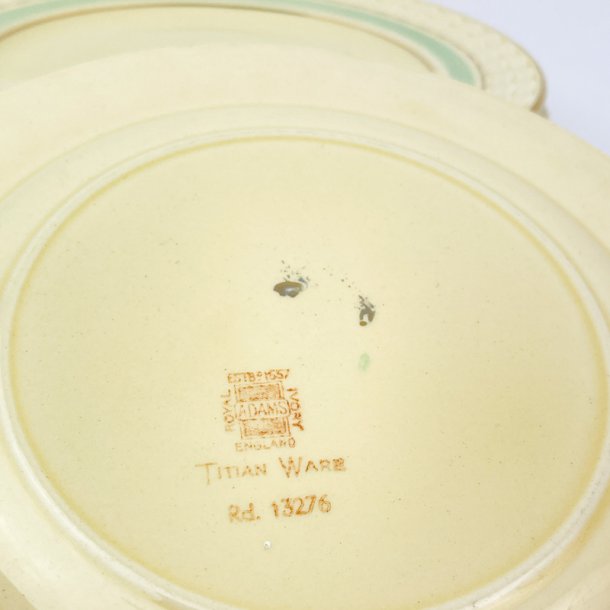 Kuchenteller - Royal Adams Ivory, England.