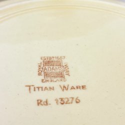 Tiefer Teller - Royal Adams Ivory, England.