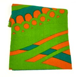 Gr�nt retro frott�stof