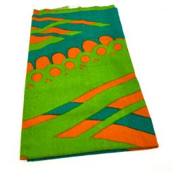 Gr�nt retro frott�stof