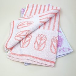 To rosa retro h�ndkl�der