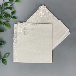 To vintage mundservietter