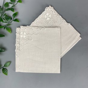 To vintage mundservietter