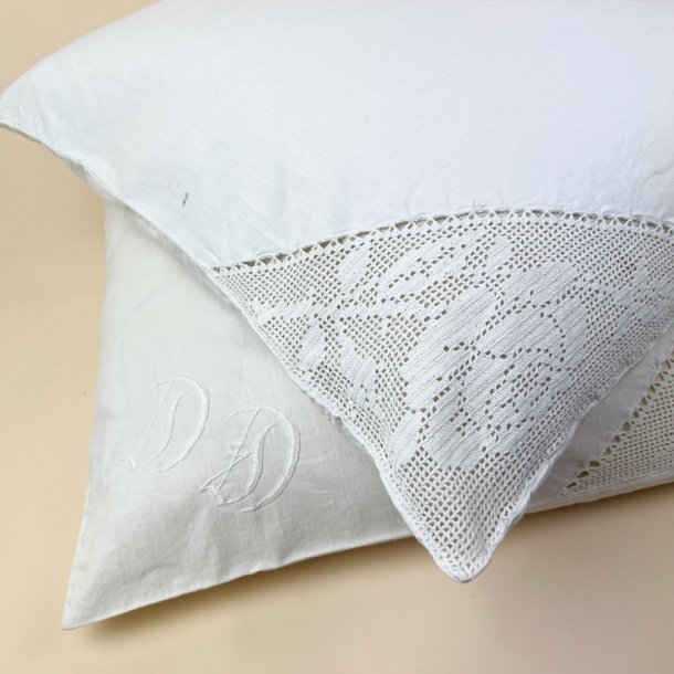 To h�klede vintage pudebetr�k