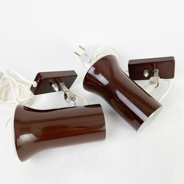 To retro sengelamper fra 60'erne