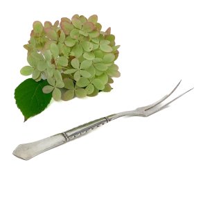 To-trnet Silber-Aufschnittgabel