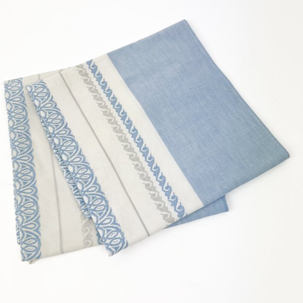  To bl� vintage viskestykker