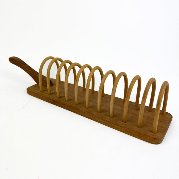 Teak vintage toastholder