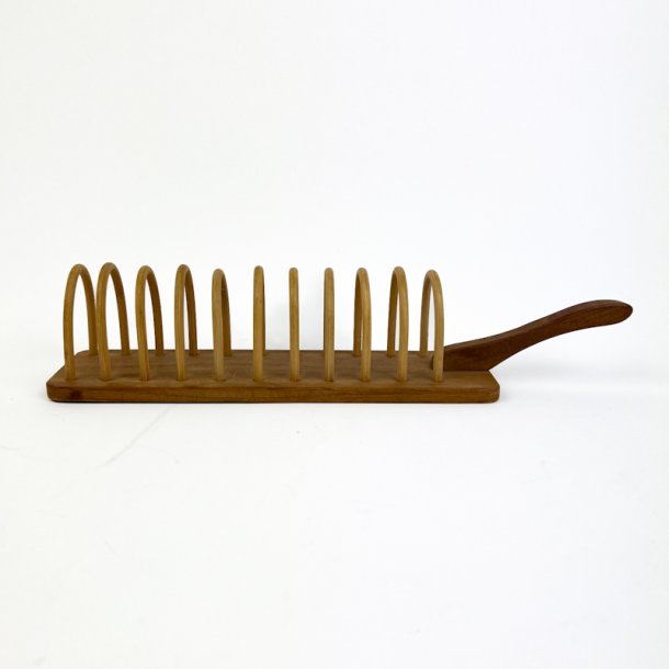 Teak vintage toastholder