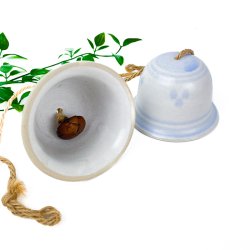 To retro keramikklokker